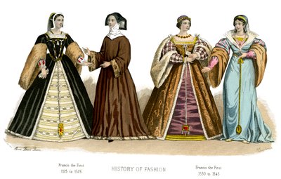 French Costume: Francis I by Unbekannt