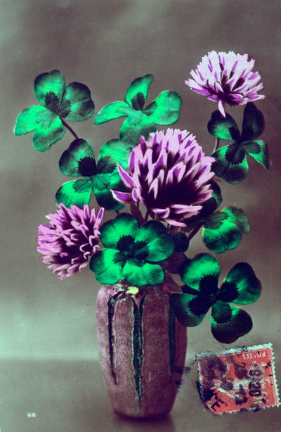 French flower postcard by Unbekannt