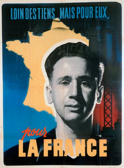 French Voluntary Work Poster by Unbekannt