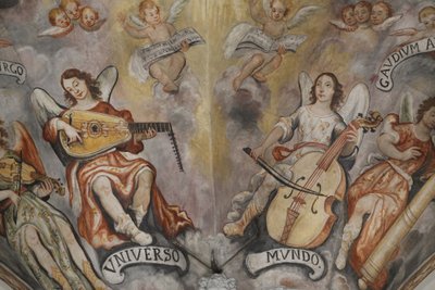 Fresco in Maglie church, Apulia, Maglie, Italy by Unbekannt