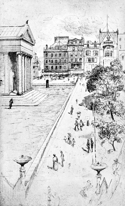 From the Steps of the Mound, Edinburgh by Unbekannt