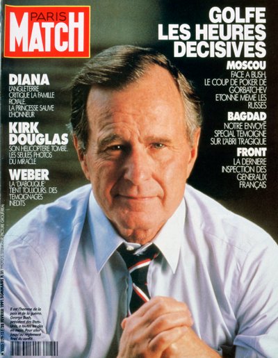 Front Cover of Paris Match, February 1991 by Unbekannt