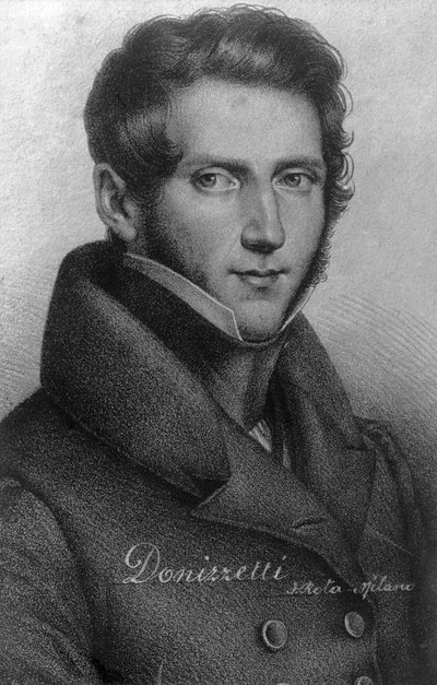Gaetano Donizetti, Italian composer, 20th century by Unbekannt