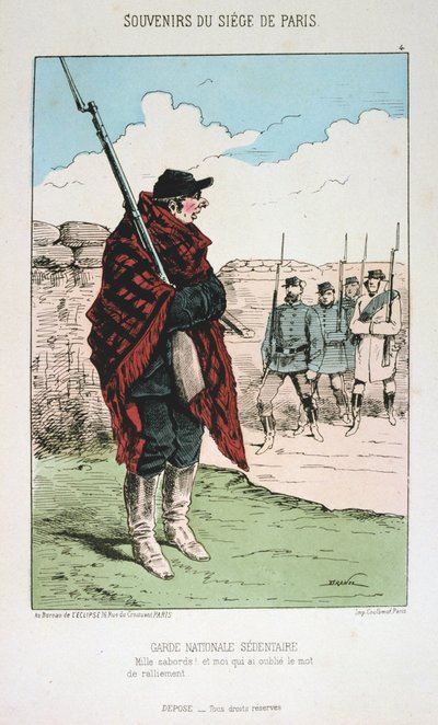 Garde Nationale Sedentaire, Siege of Paris by Unbekannt
