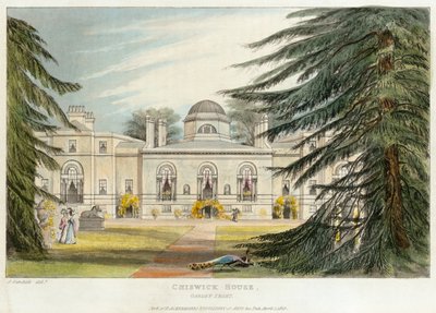 Garden Front of Chiswick House, Hounslow, London by Unbekannt