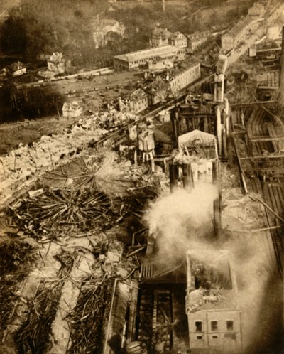 Gas Explosion at Neunkirchen, Saarland, Germany, February 1933 by Unbekannt
