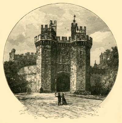 Gateway of Lancaster Castle, 1898 by Unbekannt