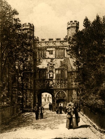 Gateway of Trinity College, Cambridge by Unbekannt