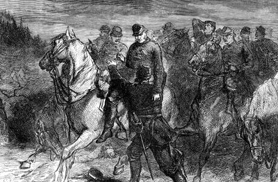 General Jackson mortally wounded, late 19th century by Unbekannt