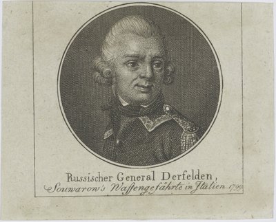 General Otto Wilhelm Derfelden by Unbekannt