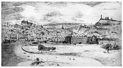 General View of Edinburgh, from Arthur