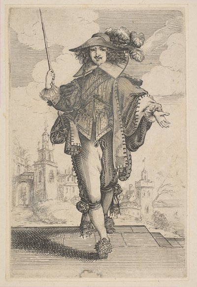 Gentleman Holding a Crop by Unbekannt