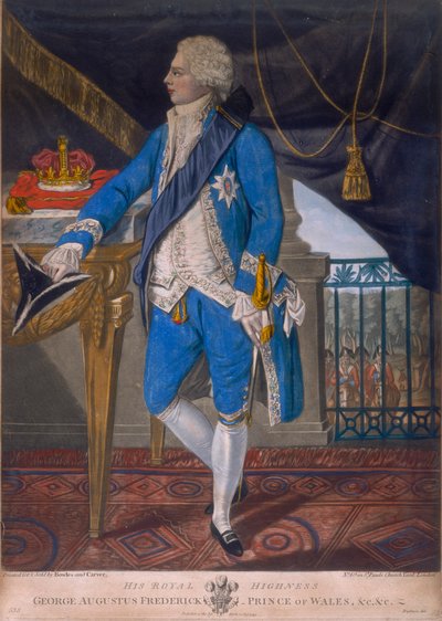 George IV as Prince of Wales, 1795 by Unbekannt