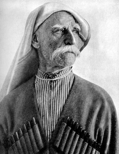Georgian man wearing a tcherkeska by Unbekannt