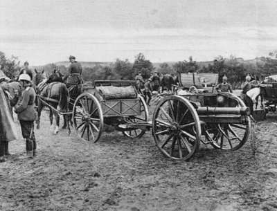 German artillery, World War I by Unbekannt