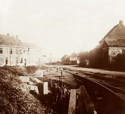 German Cannons, Roeselare, Flanders, Belgium, c1914-c1918 by Unbekannt