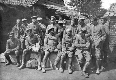 German prisoners of war, Ypres, Belgium by Unbekannt