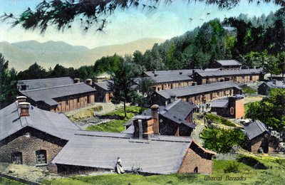Gharial Barracks, India by Unbekannt