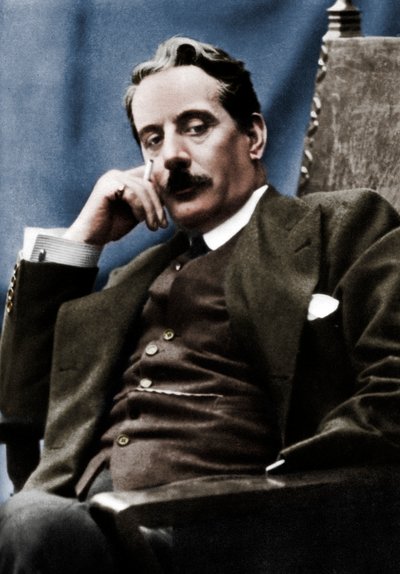 Giacomo Puccini 1858-1924, Italian composer, 1910 by Unbekannt