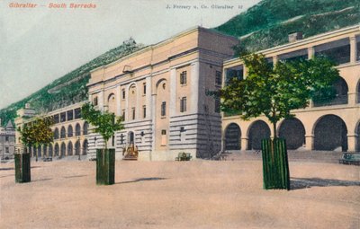 Gibraltar - South Barracks, 1900 by Unbekannt