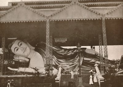 Gigantic Reclining Figure of Buddha, Pegu by Unbekannt