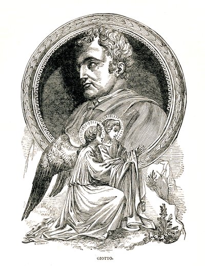 Giotto di Bondone, Italian painter and architect, 1893 by Unbekannt