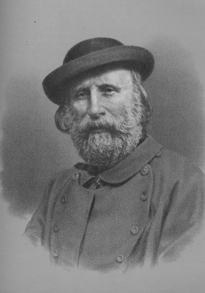 Giuseppe Garibaldi, Italian soldier and politician, 1860s by Unbekannt