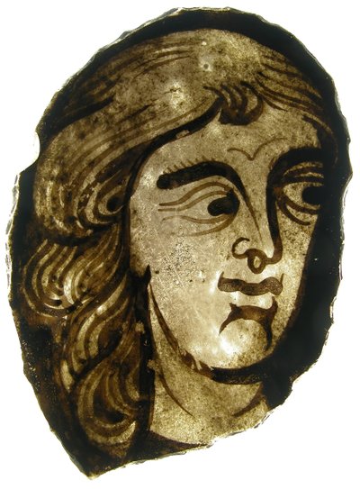 Glass Fragment, French, 13th-14th century by Unbekannt