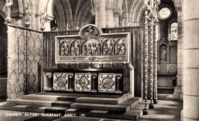 Golden Altar, Buckfast Abbey, 20th Century by Unbekannt
