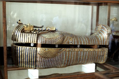 Golden Sarcophagus of the Pharaoh Tutankhamun by Unbekannt