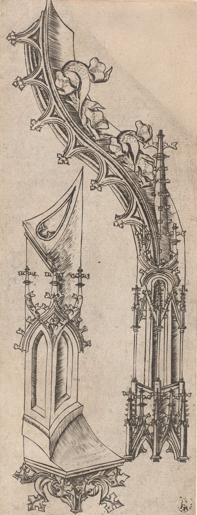 Gothic Letter D by Unbekannt