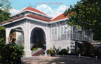 Government House, Bombay, India by Unbekannt