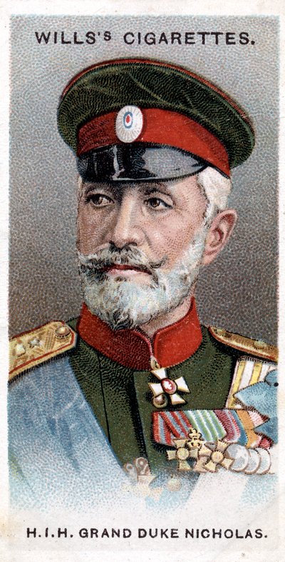 Grand Duke Nicholas of Russia, Russian General, 1917 by Unbekannt