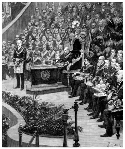 Grand Masonic Gathering by Unbekannt