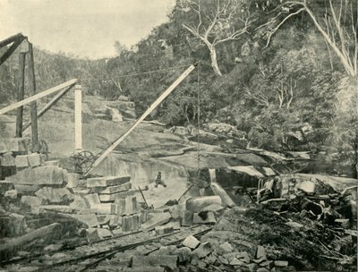 Granite Quarries, Trawool, Victoria, 1901 by Unbekannt