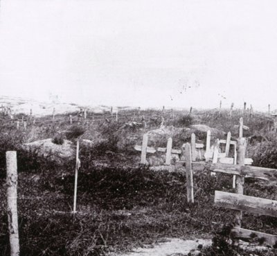 Graves, Massiges, northern France, c1914-c1918 by Unbekannt