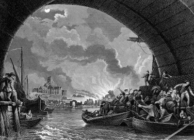 Great Fire of London, 1666 by Unbekannt