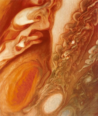 Great Red Spot on Jupiter by Unbekannt
