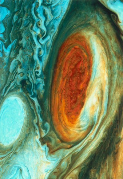 Great Red Spot on Jupiter by Unbekannt