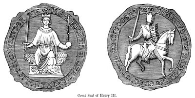 Great seal of Henry III by Unbekannt