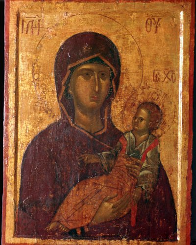 Greek Icon of the Virgin and Child by Unbekannt