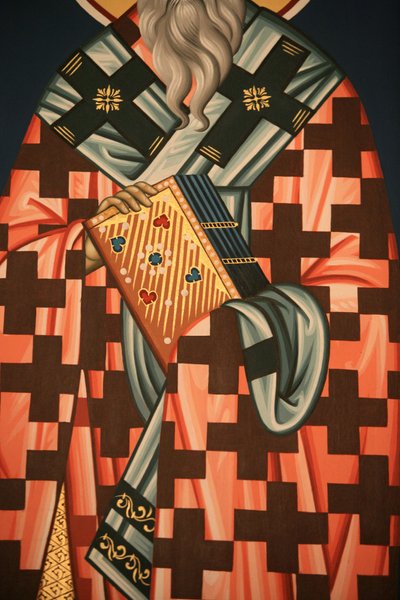 Greek Orthodox Icon Detail, Thessaloniki, Greece by Unbekannt