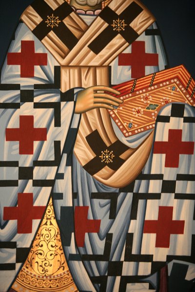 Greek orthodox icon (detail), Thessaloniki, Greece by Unbekannt