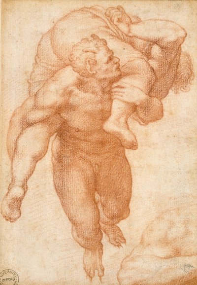 Group from the Last Judgement, 1536-1541 by Unbekannt