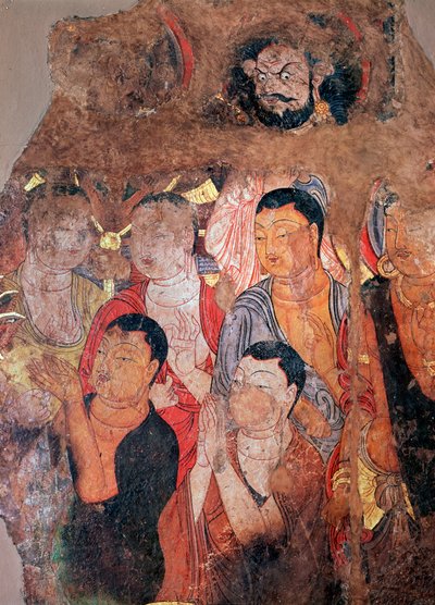 Group of Monks and Bodhisattvas by Unbekannt