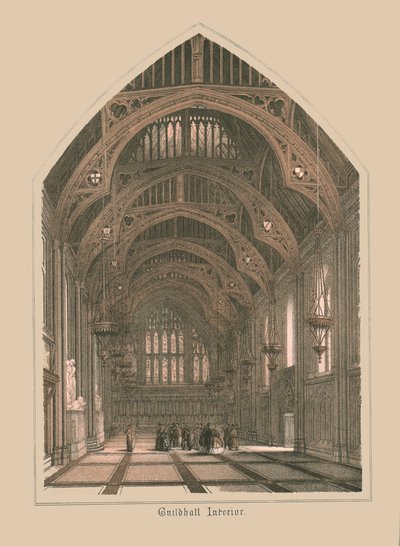 Guild Hall Interior by Unbekannt