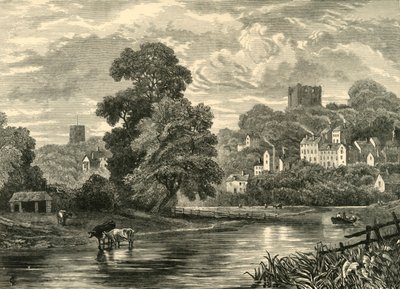 Guildford from the River, 1898 by Unbekannt