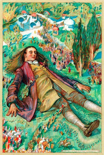 Gulliver in Lilliput by Unbekannt