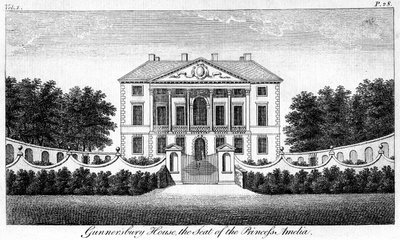 Gunnersbury House, the Seat of Princess Amelia by Unbekannt
