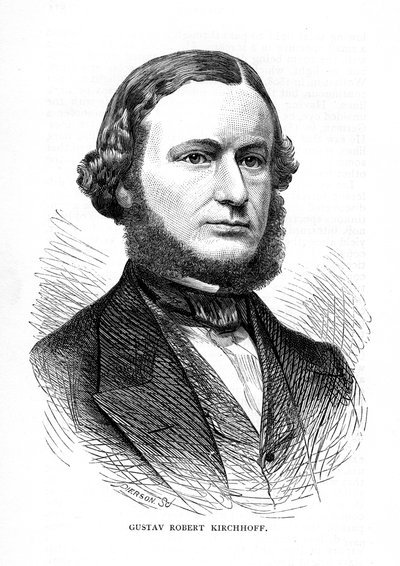 Gustav Robert Kirchhoff, German Physicist, 1873 by Unbekannt